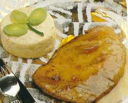 foie gras aux poireaux